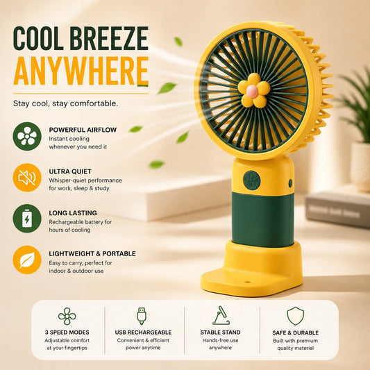 Little Flower Mini Handheld Fan