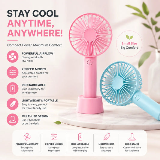 Mini Portable Handheld Fan